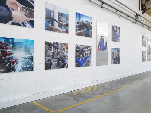 Chantier au cœur de l'usine KSB