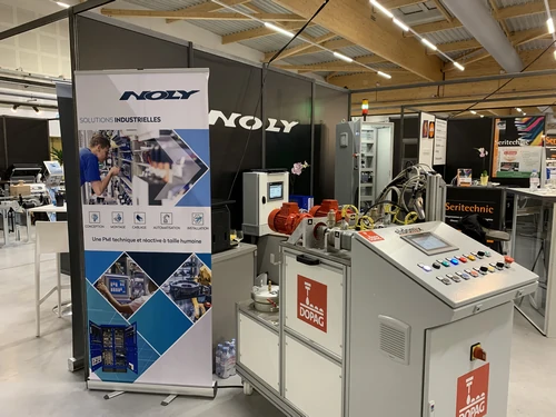 Chantier au cœur de l'usine KSB